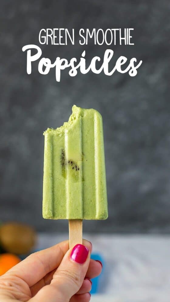 Easy Green Smoothie Popsicles