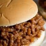 Healthy Sloppy Joe Recipe- Your family will love this lightened up version of the family favorite Sloppy Joe recipe.