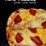Hamburger Bun Mini Pizza