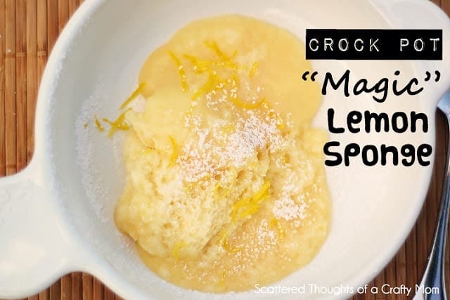 Magic Lemon Sponge in the crock pot!