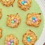 Super Easy and oh-so-cute, Spring Basket Cookies! (Coconut Macaroons)