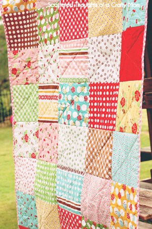 My First Quilt! (plus lessons learned...) - Scattered Thoughts of a ...
