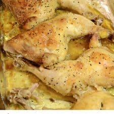 Baked Chicken Leg Quarters
