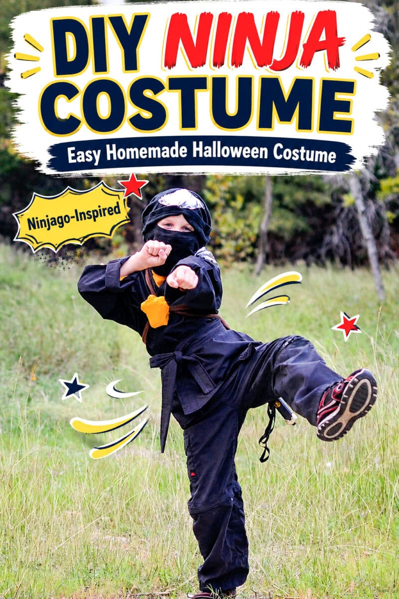 DIY Ninja Costume for kids
