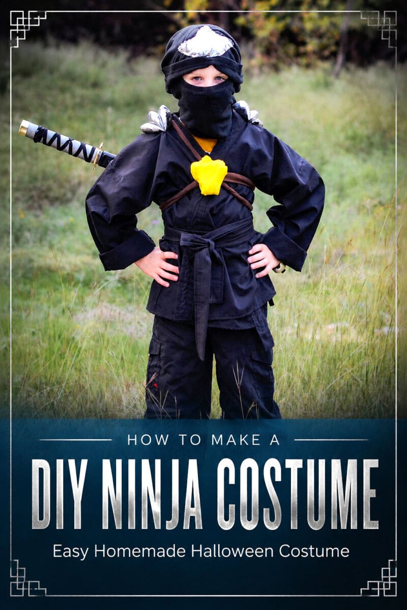 diy ninja costume