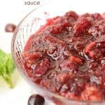 Cranberry Pomegranate, Pineapple and Orange Sauce (with pecans)