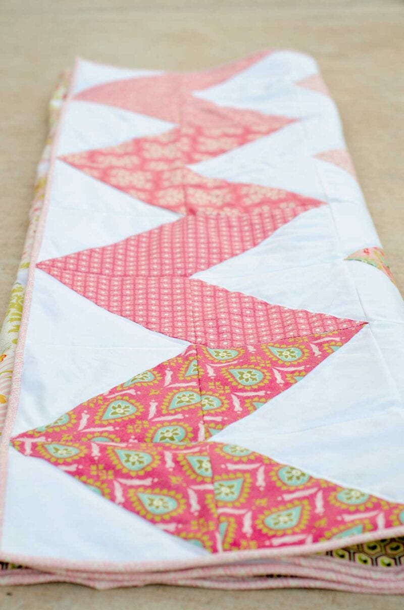 Chevron Quilt (the easy way...) Scattered Thoughts of a Crafty Mom by