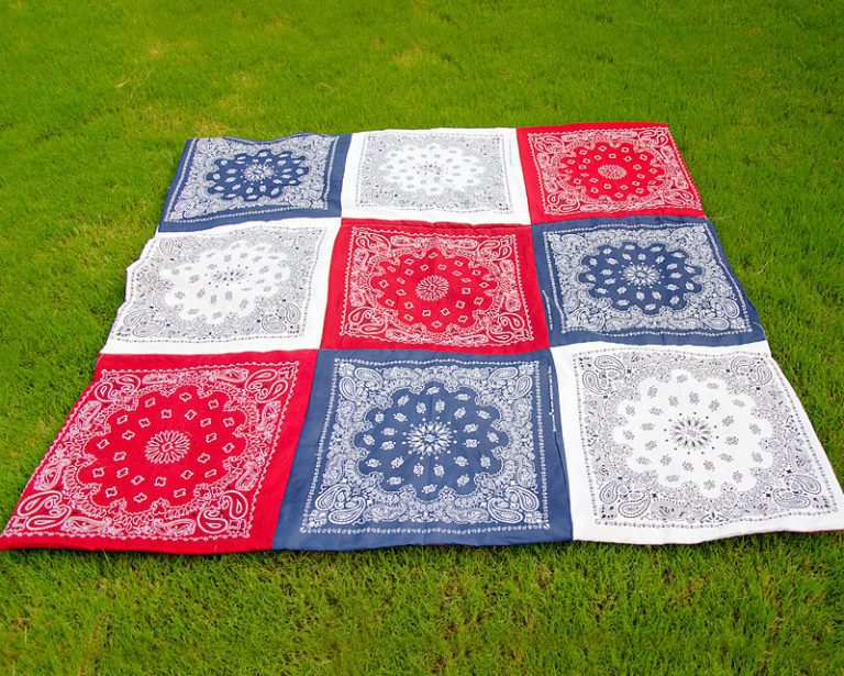 How to Make a Bandana Quilt in just a Few Short Hours!