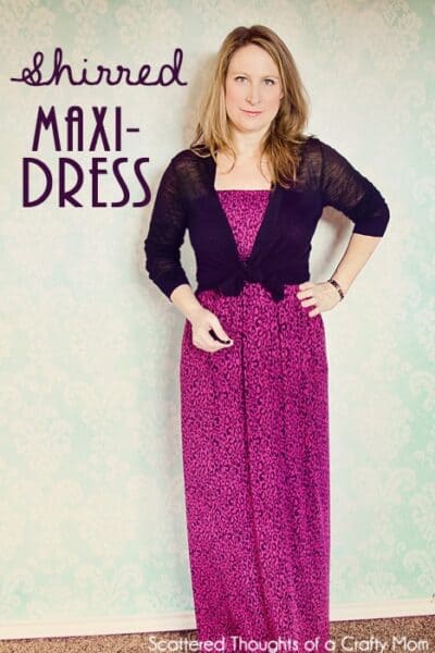 One Shoulder Maxi Dress Tutorial W Pattern Scattered Thoughts Of A Crafty Mom By Jamie Sanders
