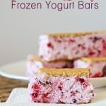 Summer Berry Frozen Yogurt Bars