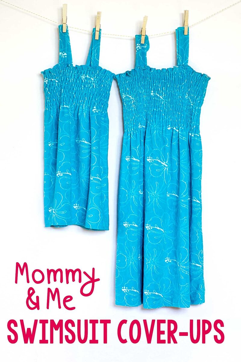 DIY Swimsuit Coverups (Mommy and Me versions) Scattered Thoughts of a Crafty Mom by Jamie Sanders