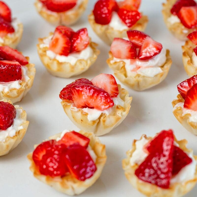 Easy No Bake Mini Cheesecake Bites