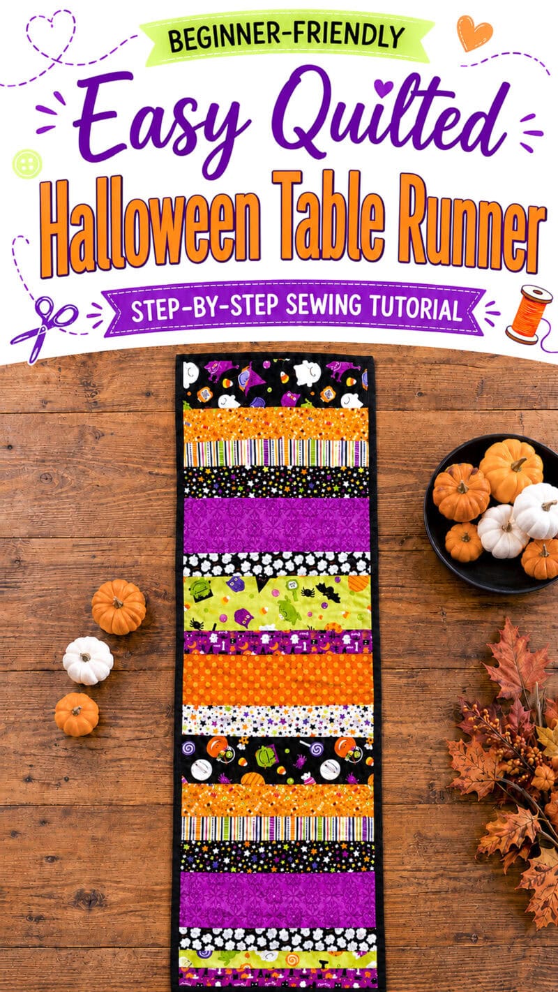 strip pieced table runner pattern