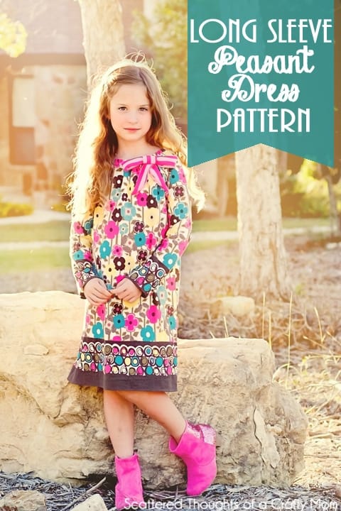 Long Sleeve Peasant Dress Pattern