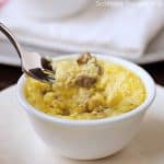 Cheesy Homestyle Sausage Grits, Lightened up