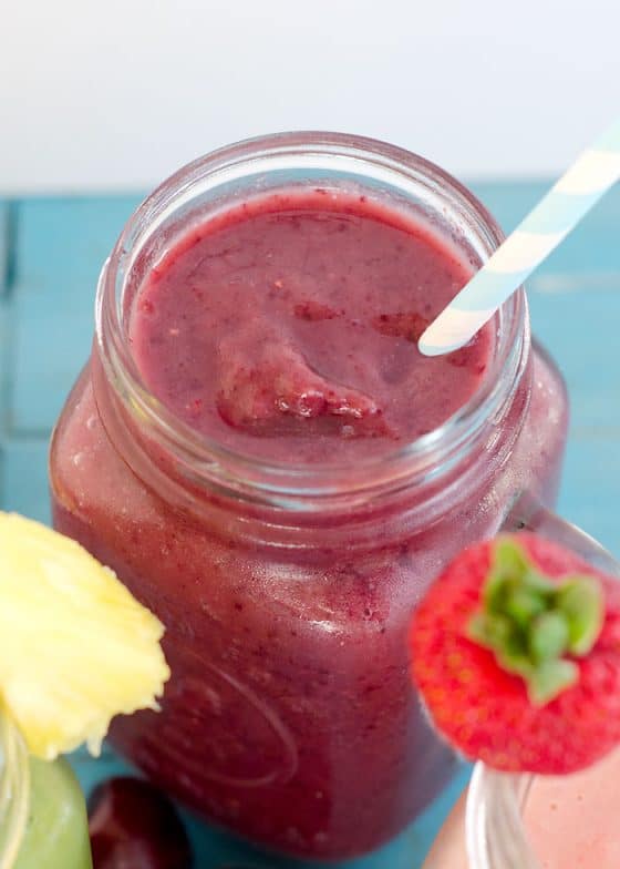 cherry smoothie - 138 calories