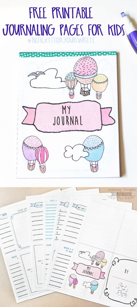Make a Journaling Notebook for Kids with these Free Printable Pages - Scattered Thoughts of a ...
