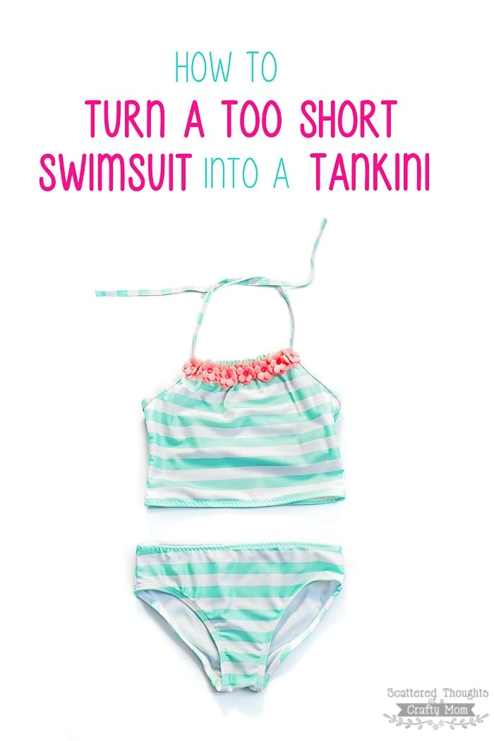 turn a swimsuit into a tankini