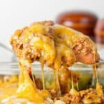 Low Carb Chili Dog Casserole: Ditch the carbs with this Low Carb Chili Dog Bake!