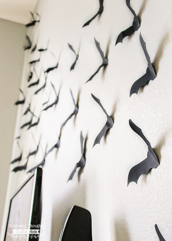 bats on the wall free paper bat template