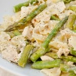 Creamy Chicken and Asparagus Pasta