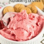 One Minute Strawberry Ice Cream recipe