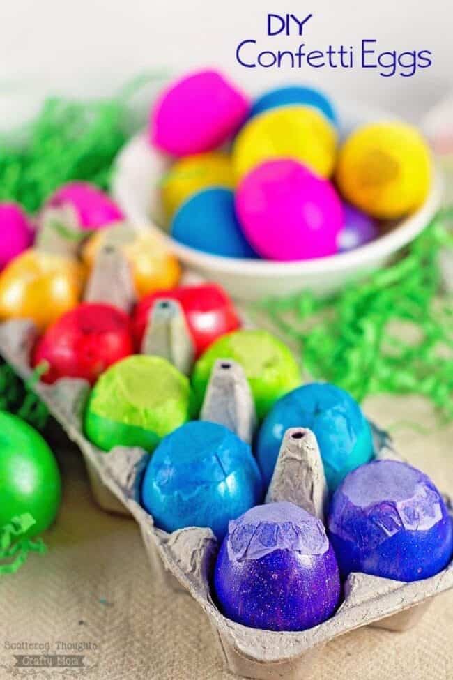 How to Make Confetti Eggs Scattered Thoughts of a Crafty Mom by Jamie