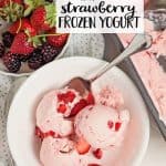 Strawberry Frozen Yogurt recipe