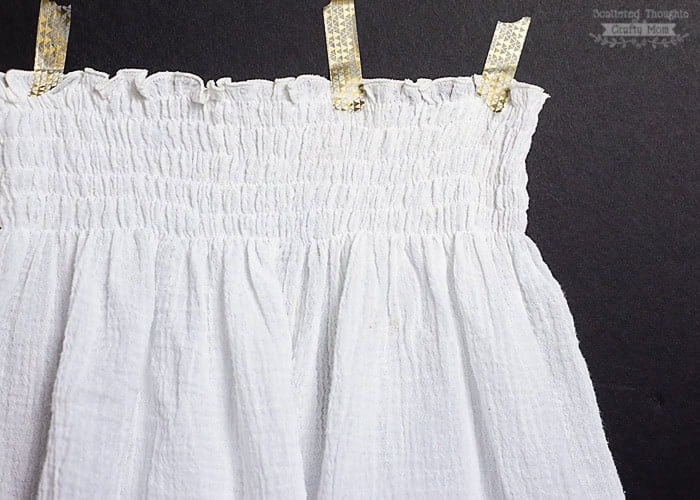 easy shirred shirt tutorial