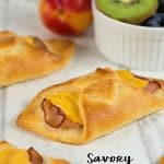This Savory Ham and Cheese Danish recipe is super easy to make and are perfect for a "grab and go" breakfast or snack!