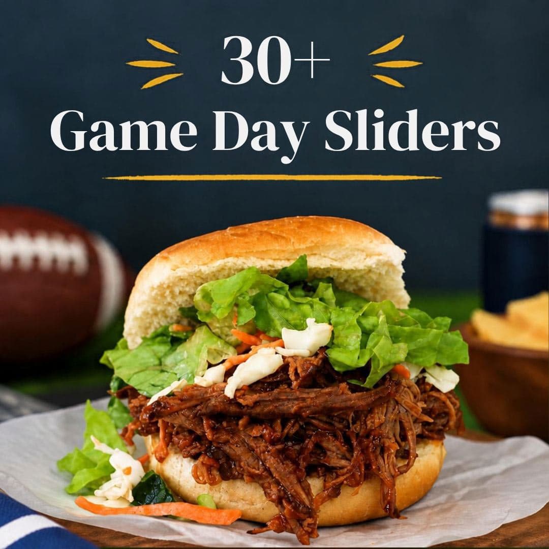 over 30 slider recipes