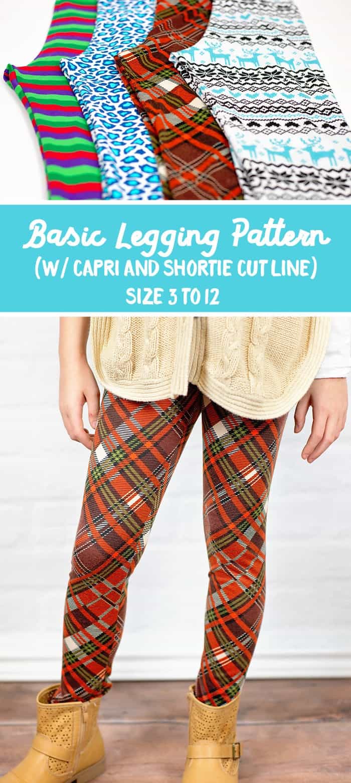 Free Girl s Legging Pattern sz 3 To 14 Grab Your Copy Today 