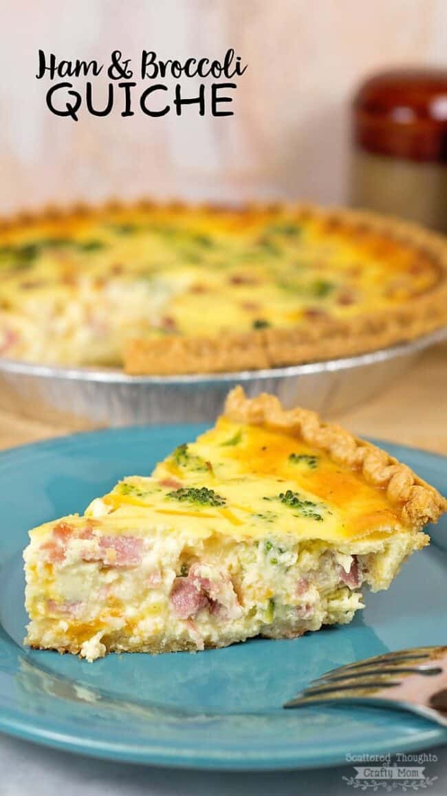 Ham and Broccoli Quiche Recipe