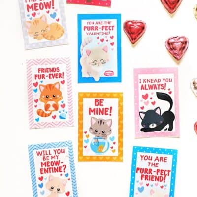 Free Printable Kitten Valentines