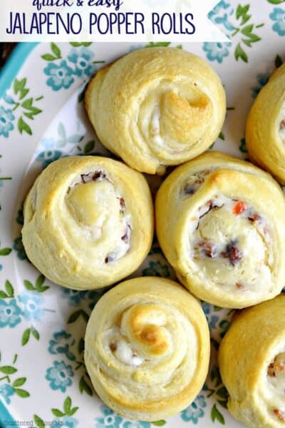 Quick and Easy Jalapeno Popper Rolls