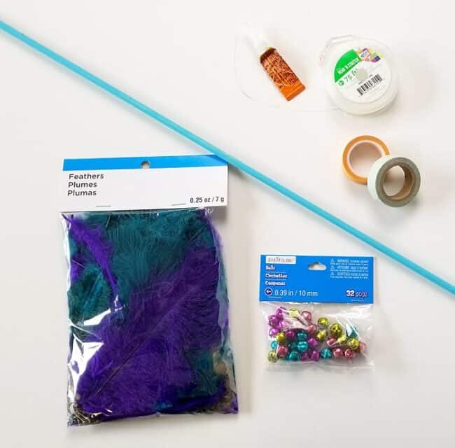 DIY Feather Cat Toy Scattered Thoughts of a Crafty Mom by Jamie Sanders