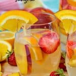 Sparkling Summer Peach Sangria Recipe