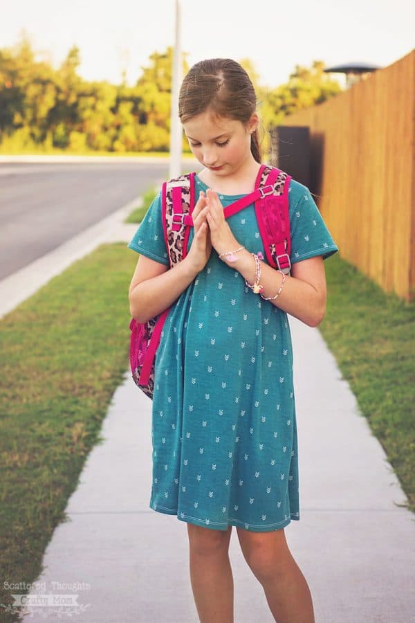 Perfect TShirt Dress Pattern and Tutorial (free pdf sewing pattern sz