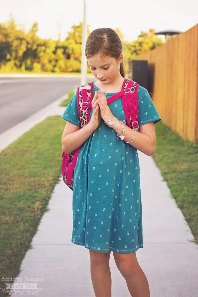 Perfect T-Shirt Dress Pattern and Tutorial (free pdf sewing pattern sz