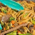 Teriyaki Beef and Broccoli with Udon Noodles