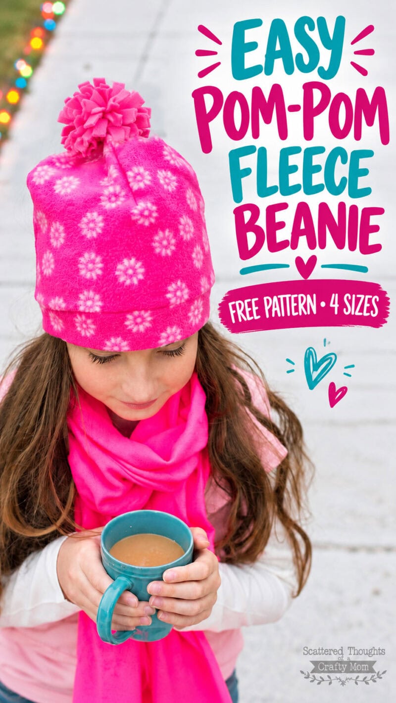 free pom pom beanie pattern