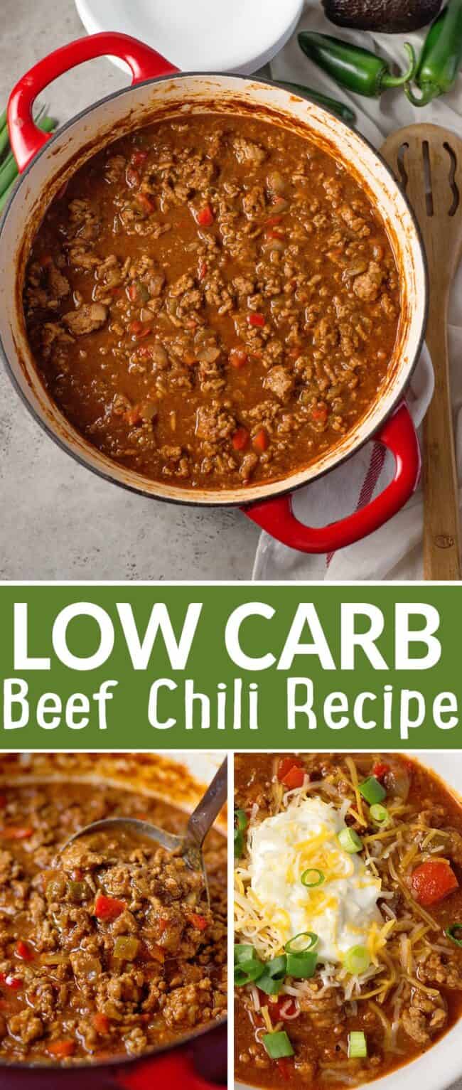 The Absolute BEST Low Carb Chili Recipe (No Bean Chili)