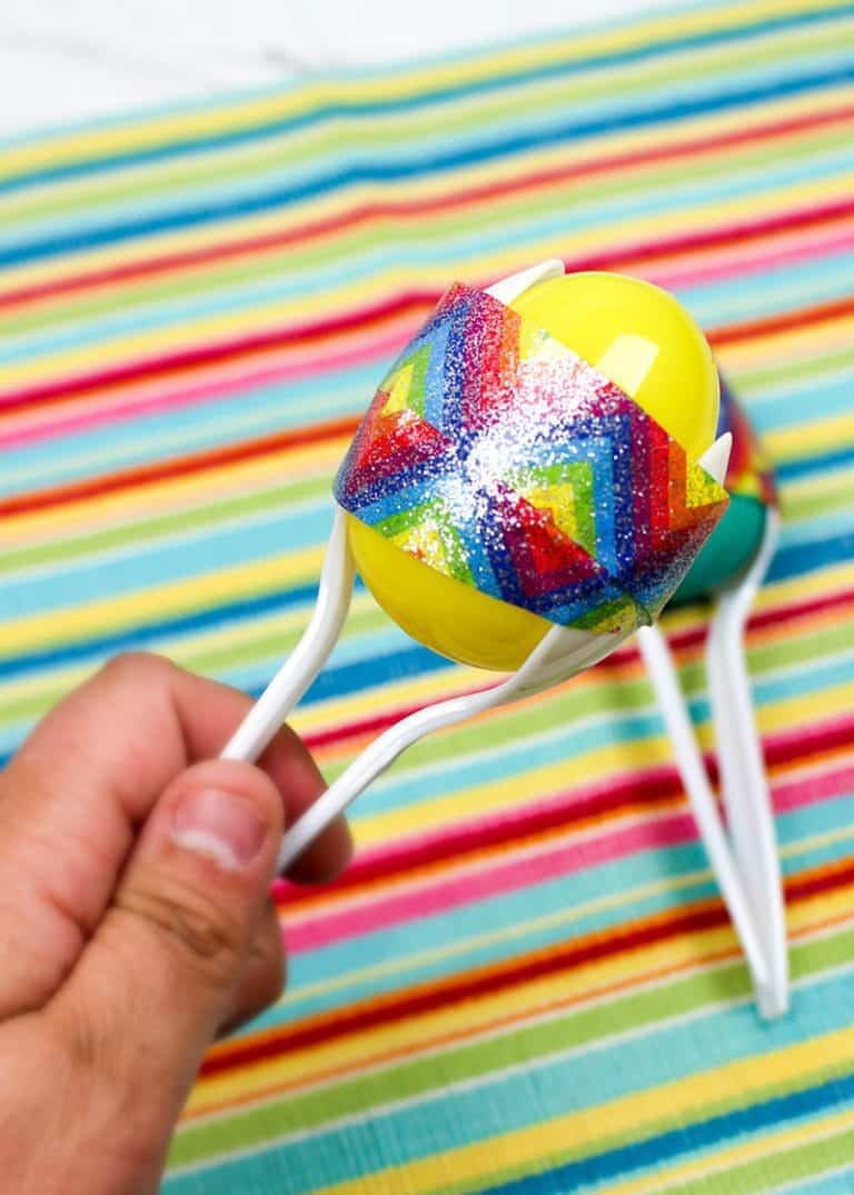 Easy Easter Egg Maracas Scattered Thoughts of a Crafty Mom by Jamie