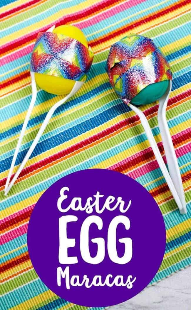 Easy Easter Egg Maracas Scattered Thoughts of a Crafty Mom by Jamie