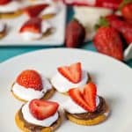 Strawberry Nutella Bites
