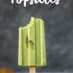 Green Smoothie Popsicles are super easy to make and full of nutritious spinach, avocado, and tropical fruits. The Popsicles taste so yummy, the kids won't even know that they are getting their vegetables in a popsicle!