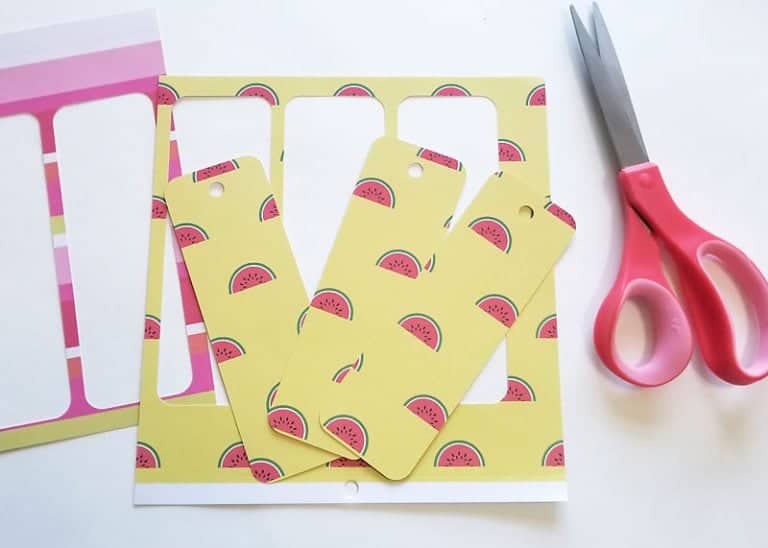 Easy Paper Bookmarks (free svg & pdf file) Scattered Thoughts of a