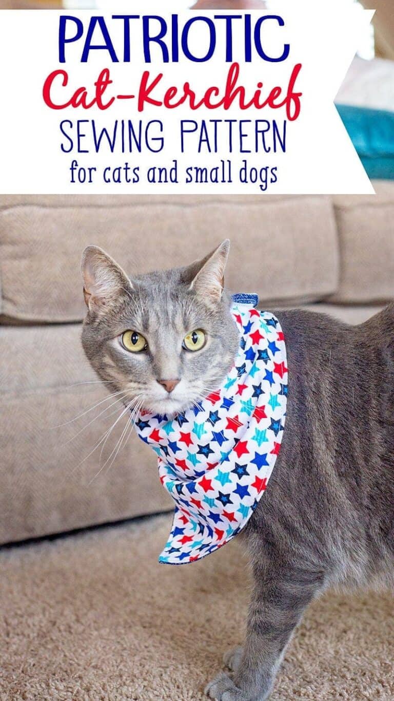 DIY Cat Outfit Sewing Tutorial (w/ Free downloadable pattern!)