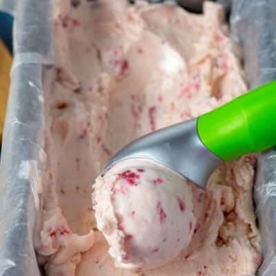 Homemade Strawberry Ice Cream