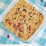 Peanut Butter and Oatmeal Energy Bars
